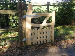 Sweet-chestnut-pedestrian-gate-with short-pales